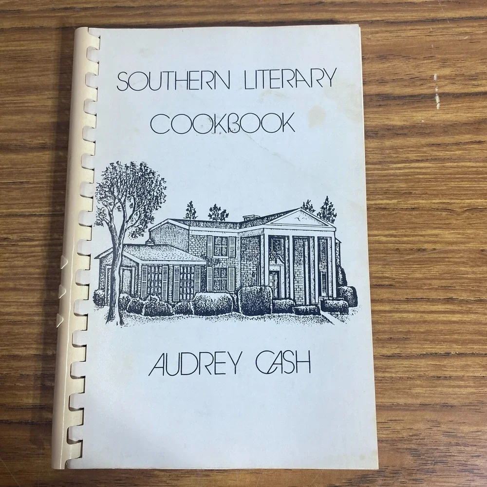Vintage Southern Literary Cookbook Audrey Cash Jacksonville FL 1978 Ring Bound
